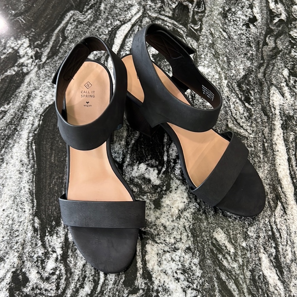 Call it Spring Vegan Leather Heel